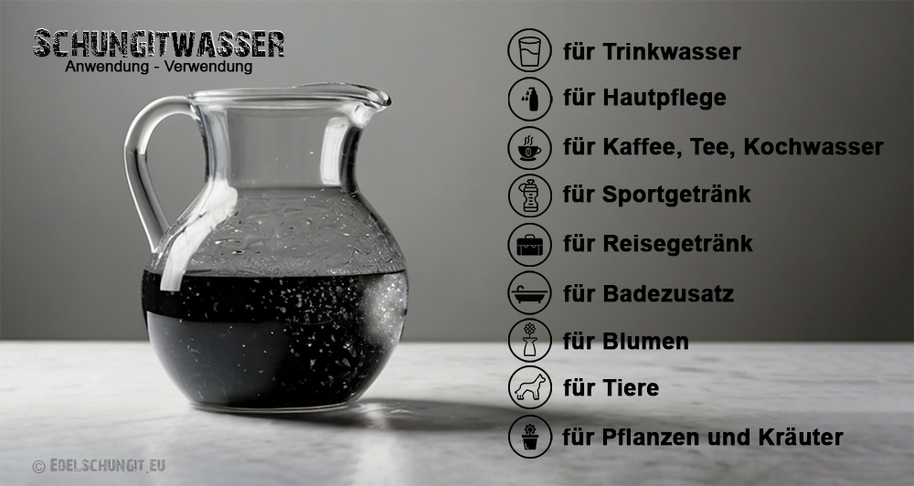 schungitwasser effekt anwendung