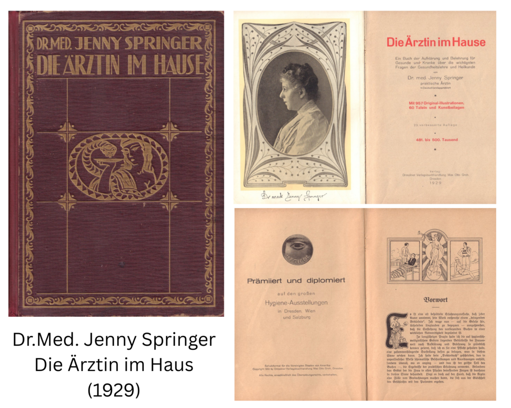 Jenny Springer – Die Ärztin im Haus, von 1929 - Andreas Krobath